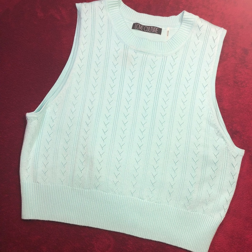 Love Culture Cropped Sweater